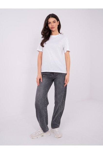 Dámske s podtlačou farba biela kód D12022M02853A (Farba Biela, Veľkosť L)