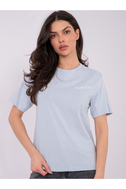 Dámske s podtlačou farba svetlo-modrá kód D12022M02853A (Farba Svetlo-modrá, Veľkosť L)