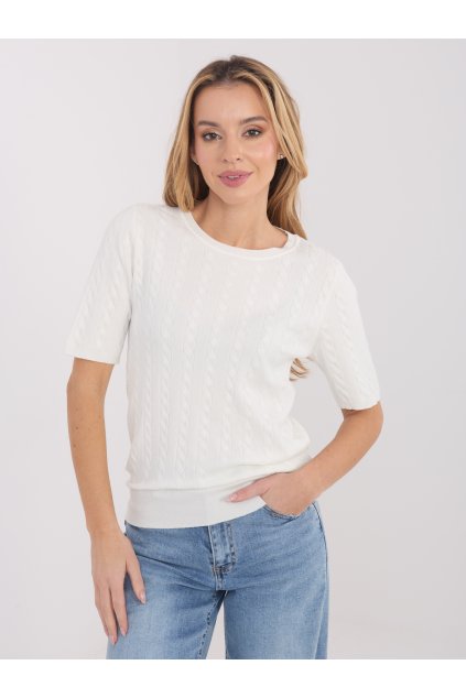 Dámsky sveter farba Okrová kód PM-SW-B-613.09 (Farba Okrová, Veľkosť ONE SIZE)