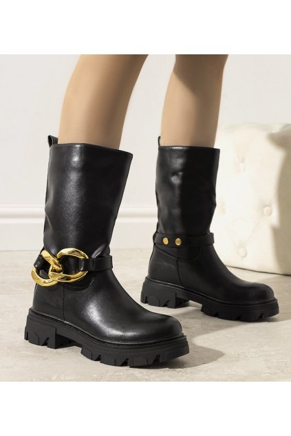 Dámske topánky tenisky čierne kód RQ401 - GM RQ401 BLACK 38 - GM (Veľkosť 36)