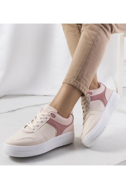Dámske topánky tenisky hnedé kód WH2120 - GM WH2120 PINK 38 - GM (Veľkosť 39)