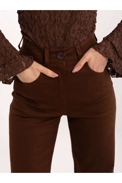 Dámske Nohavice farba Hnedá kód LK-SP-510106.14P (Farba Hnedá, Veľkosť 46)