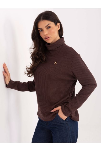 Dámsky sveter farba Hnedá kód LK-SW-510184.01P (Farba Hnedá, Veľkosť S)