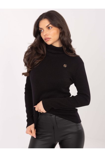 Dámsky sveter farba Čierna kód LK-SW-510184.01P (Farba Čierna, Veľkosť S)