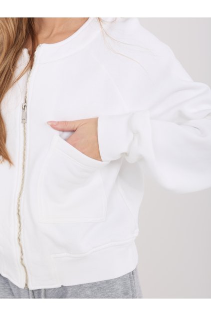 Dámska okrová športová mikina bez kapucne WT-BL-A1452.99 (Farba Okrová, Veľkosť ONE SIZE)