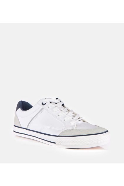 Pánske topánky tenisky biele kód B1030 - GM B1030 WHITE 40 - GM (Veľkosť 41)