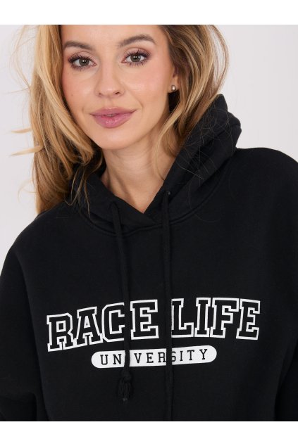 Dámska čierna športová mikina mikina WT-BL-A1066.53 (Farba Čierna, Veľkosť ONE SIZE)