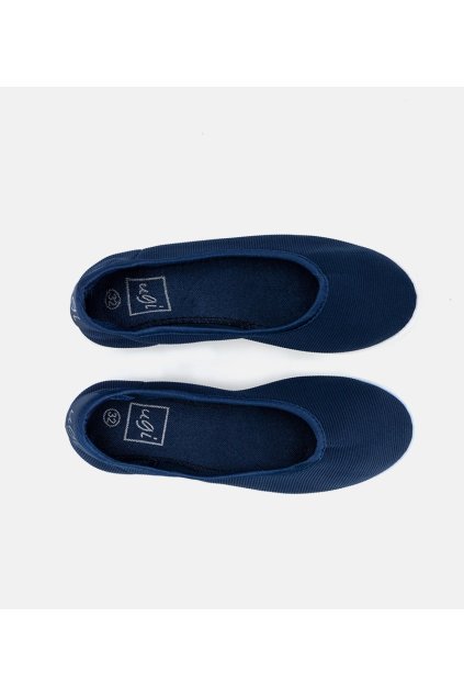 Detské balerínky Geneseo v námorníckej modrej farbe BD279B NAVY 28 - GM (Veľkosť 28)