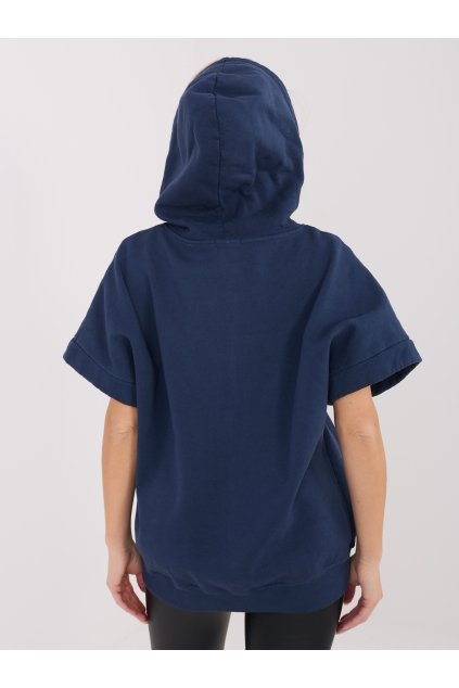 Dámska granatovo-modrá športová mikina bez kapucne WT-BL-A1458.36 (Farba Granatovo-modrá, Veľkosť ONE SIZE)
