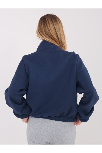 Dámska granatovo-modrá športová mikina bez kapucne WT-BL-A1460.19P (Farba Granatovo-modrá, Veľkosť ONE SIZE)