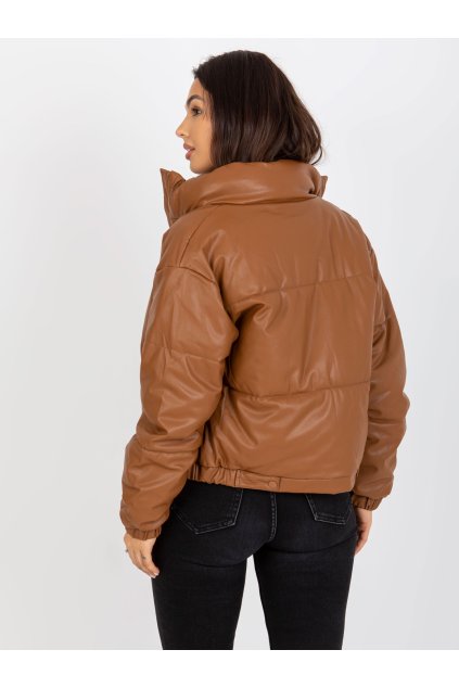 Zimná bunda kód NM-KR-H-925.85 (Farba Svetlo-hnedá, Veľkosť S/M)