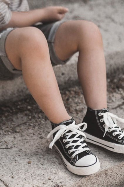 Detské vysoké tenisky čierne filemon / 845-A/80090-A BLK (Veľkosť 18)