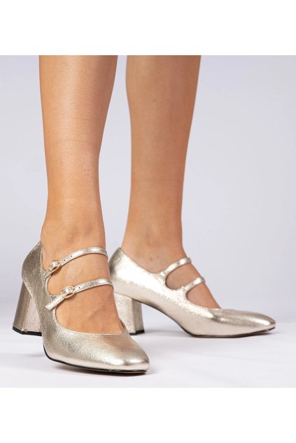 Dámske topánky lodičky Zlatá kód GQ8-017 - GM GQ8-017 GOLD 38 - GM (Veľkosť 38)