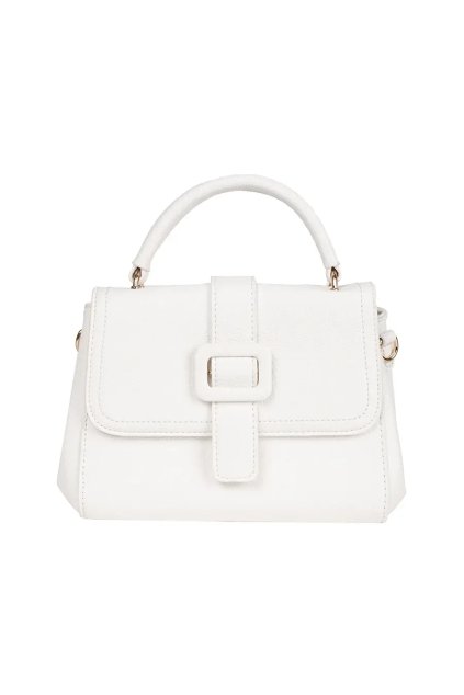 Biele dámska kabelka Shelvt kod CCC -1- TOR-OD5055P-W (Veľkosť one size)