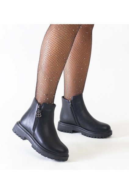 Dámske topánky tenisky čierne kód LP24060 - GM LP24060 BLACK PU 38 - GM (Veľkosť 38)