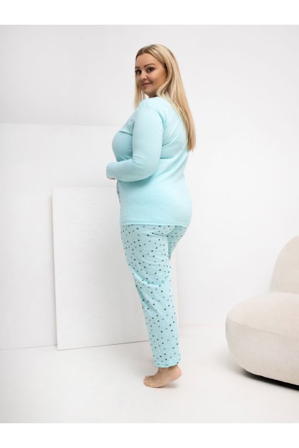 Dámske Pyžamo farba Metová kód DU-PI-FP-509.99P (Farba Metová, Veľkosť XL)