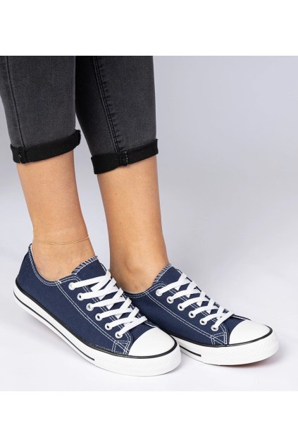 Dámske topánky tenisky modré kód LY108 - GM LY108 NAVY 38 - GM (Veľkosť 39)