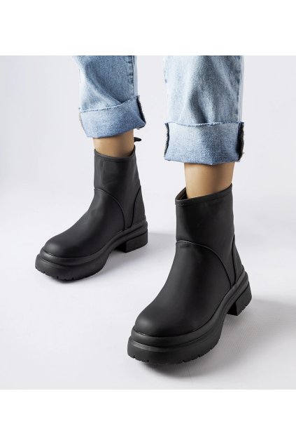 Dámske topánky tenisky čierne kód SP217 - GM SP217 BLACK 38 - GM (Veľkosť 40)