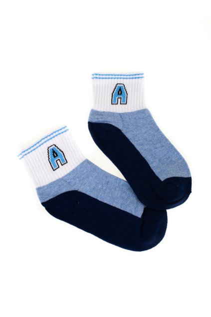 Modré ponožky Shelvt kod CCC -1- M630BL/DK.BL (Veľkosť 24-27)