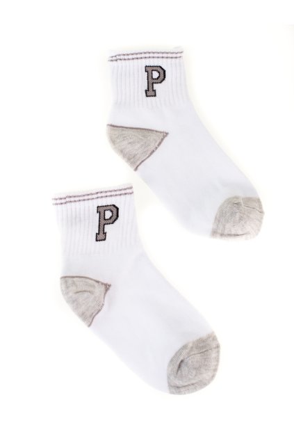 Biele ponožky Shelvt kod CCC -1- M630W/G (Veľkosť 24-27)