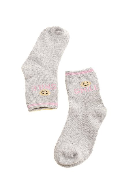 Sivé ponožky Shelvt kod CCC -1- M511G (Veľkosť 24-27)