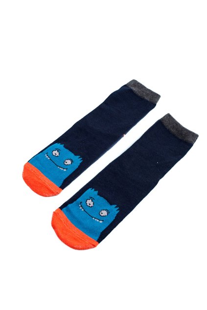 Modré ponožky Shelvt kod CCC -1- A6013-24N/OR (Veľkosť 19-22)