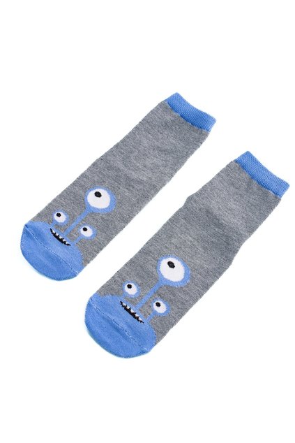 Sivé ponožky Shelvt kod CCC -1- A6013-25G/PU (Veľkosť 19-22)