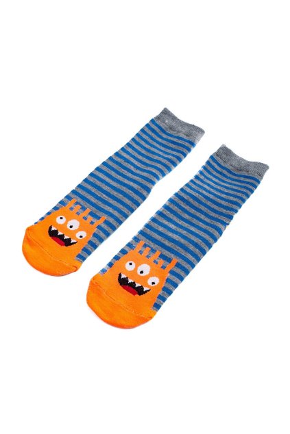 Modré ponožky Shelvt kod CCC -1- A6013-25G/OR (Veľkosť 19-22)