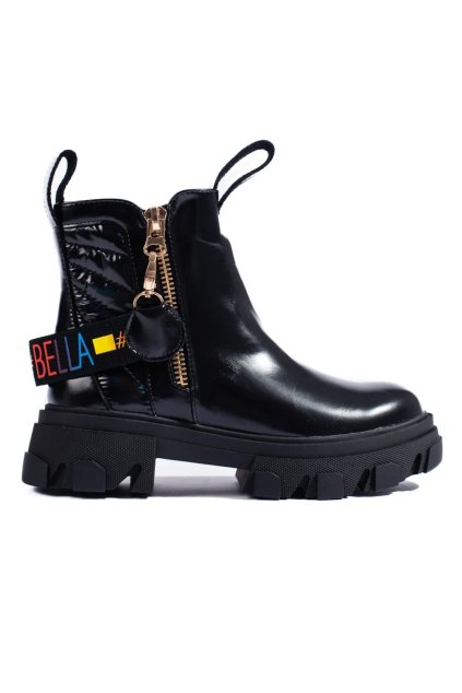 Čierne dámske obuv na nízkej podrážke Shelvt kod CCC -1- A9705B (Veľkosť 37.5)