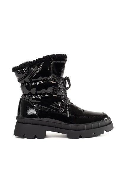 Čierne dámske snehule na nízkej podrážke Goodin kod CCC -1- GD-TL46B (Veľkosť 37.5)