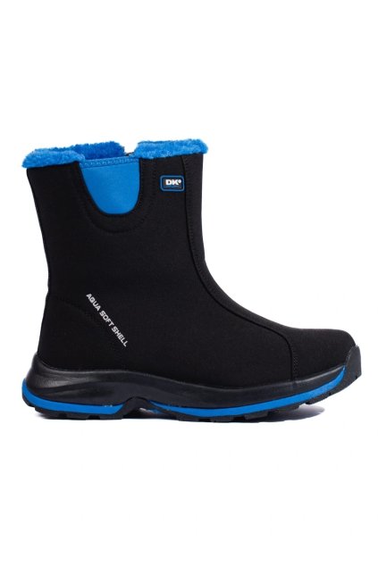 Čierne dámske snehule na nízkej podrážke Dk kod CCC -1- 15101B/BL (Veľkosť 37.5)