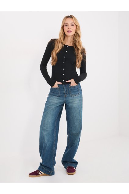 Dámska blúzka s dlhým rukávom čierna WT-BZ-A1148.82 (Farba Čierna, Veľkosť ONE SIZE)