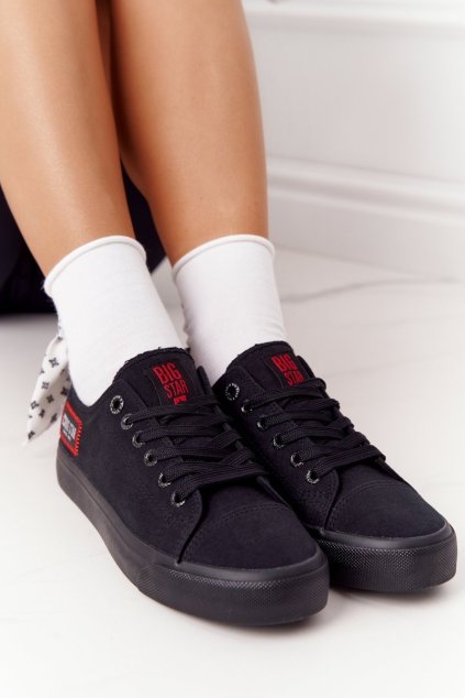 Čierne dámske tenisky, kód produktu HH274133 (Veľkosť 36)