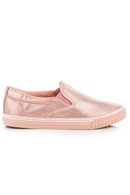Ružové tenisky Slip on 8-26P