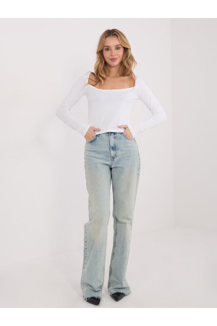 Dámska blúzka s dlhým rukávom okrová WT-BZ-A1159.93 (Farba Okrová, Veľkosť ONE SIZE)