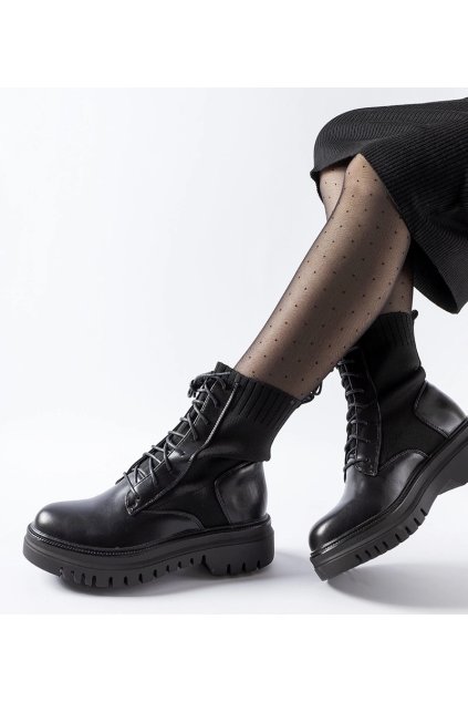 Dámske topánky tenisky čierne kód NC1158 - GM NC1158 BLACK 38 - GM (Veľkosť 38)