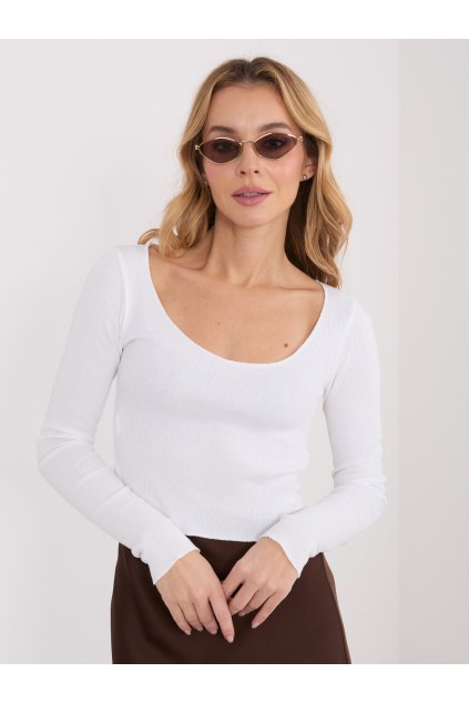 Dámska blúzka s dlhým rukávom okrová WT-BZ-A1247.25 (Farba Okrová, Veľkosť ONE SIZE)