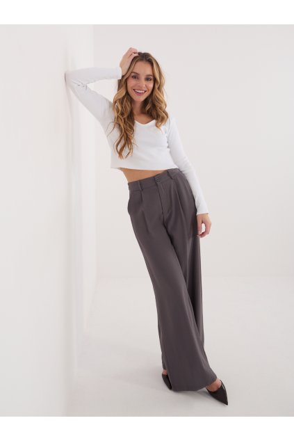 Dámska blúzka s dlhým rukávom okrová WT-BZ-A1297.95 (Farba Okrová, Veľkosť ONE SIZE)