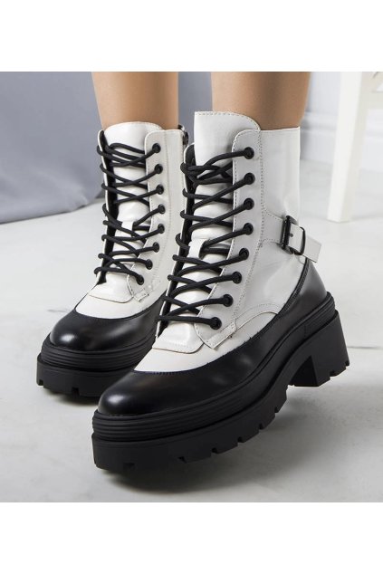 Dámske topánky tenisky biele kód D19-78012 - GM D19-78012 WHITE 38 - GM (Veľkosť 38)