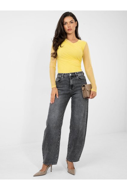 Dámske body žltá IT-BO-21601-1.89 (Farba Žltá, Veľkosť ONE SIZE)