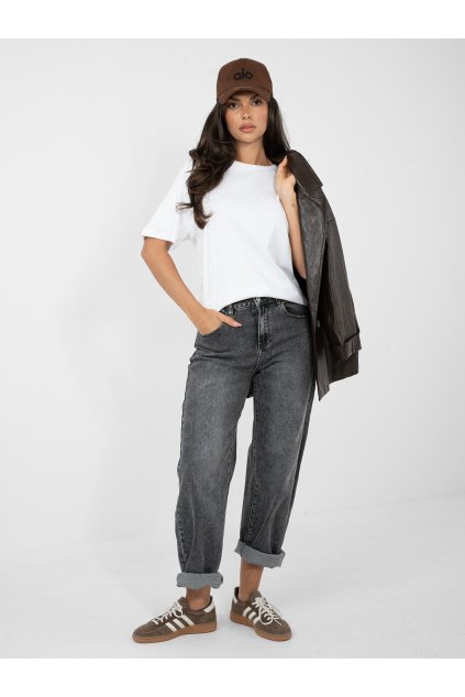 Dámske jednofarebné farba biela kód RV-TS-A1090.30 (Farba Biela, Veľkosť S/M)