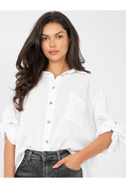 Dámske Košeľa farba Biela kód IT-KS-6704.25 (Farba Biela, Veľkosť ONE SIZE)