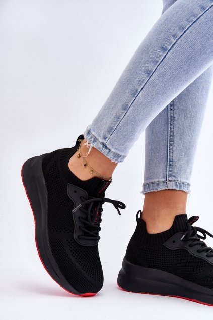 Dámské Cross Jeans Slip-on Sneakers LL2R4032C Černá (Veľkosť 36)