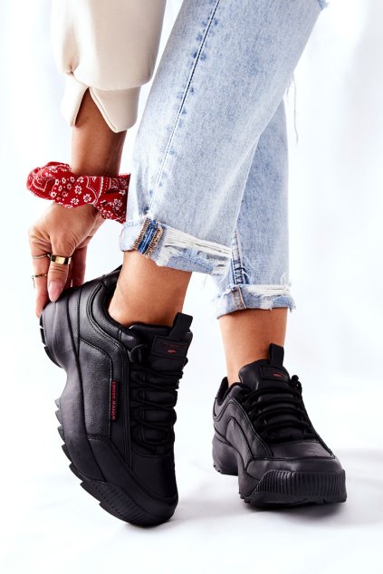 Sportovní Obuv Cross Jeans černé EE2R4134C (Veľkosť 36)