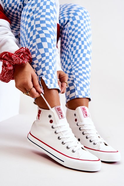 Vysoké Tenisky Big Star JJ274127 Bílý (Veľkosť 39)