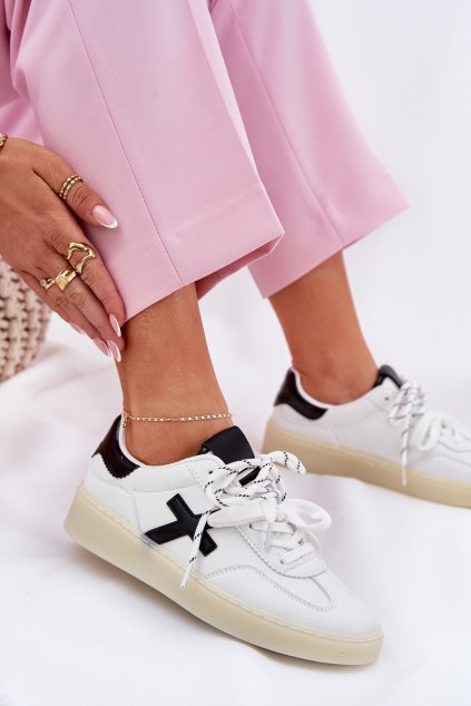 Nízké Dámské Sportovní Boty Bílé Zelevelis (Veľkosť 37)