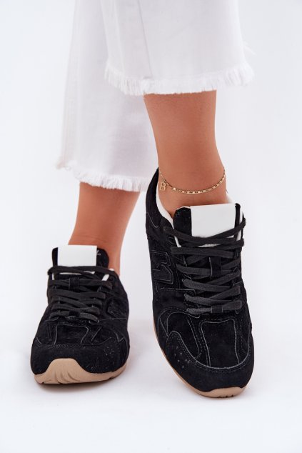 Dámské Sportovní Boty Z z eko semišue Černé Dorella (Veľkosť 36)