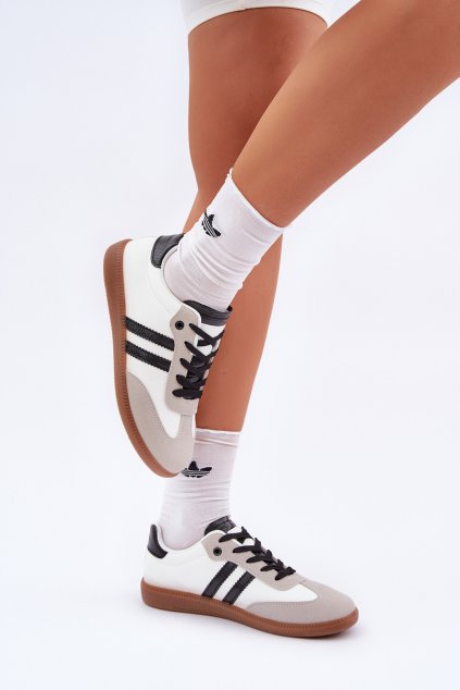 Nízké Tenisky Dámské Bílá-Černá Loredis (Veľkosť 37)