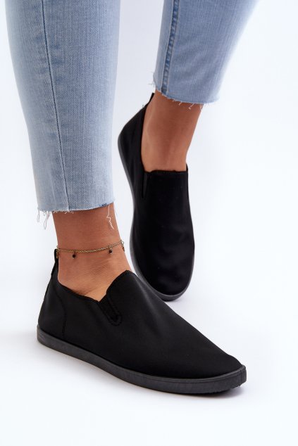 Dámské Tenisky Slip-On Černé Lovinia (Veľkosť 36)