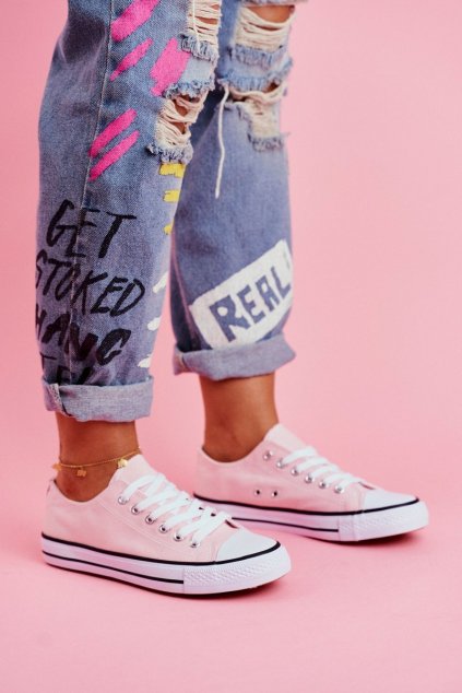 Dámské Klasické Tenisky Růžové Omerta (Veľkosť 38)